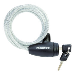 Master Lock 5/16 in. W X 5 ft. L Vinyl Covered Steel Pin Tumbler Locking Cable 1 pk