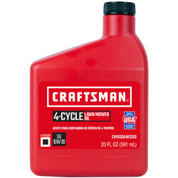 Craftsman 10W-30 4-Cycle Lawn Mower Motor Oil 20 oz