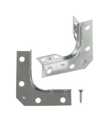 Ace 2-1/2 in. H X 3.75 in. W X 2-1/2 in. D Zinc Outside Corner Brace