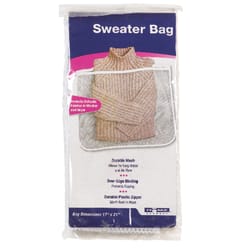 Homz White Nylon Sweater Wash Bag