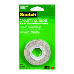 3M Clear Outdoor Shrink Film Mounting Tape 1/2 in. W X 500 in. L