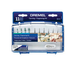 Dremel 7 in S X 7 in. L Plastic Accessory Kit 11 pk
