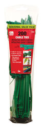 Gardner Bender 4, 8 L Green Cable Tie 200 pk