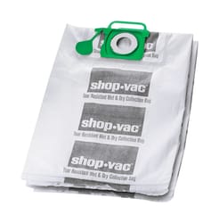 Shop-Vac 12.5 in. L X 0.5 in. W Wet/Dry Vac Bag 12-20 gal 2 pk