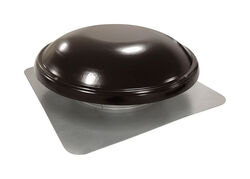 Master Flow 8 in. H X 25 in. W X 15 in. D Powder-Coated Black Steel Power Attic Ventilator