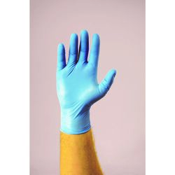 West Chester PosiShield Nitrile Disposable Gloves One Size Fits Most Blue Powder Free 20 pk