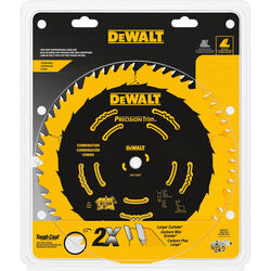 DeWalt 7-1/4 in. D X 5/8 in. S Precision Trim Carbide Tipped Saw Blade 40 teeth 1 pk