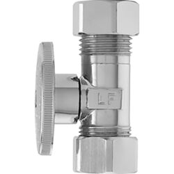 Ace 5/8 in. Compression T X 7/16 in. S MPT Brass Straight Stop Valve