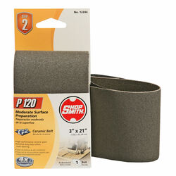 Shopsmith 21 in. L X 3 in. W Ceramic Sanding Belt 120 Grit Fine 1 pc