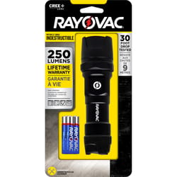 Rayovac Workhorse Pro 250 lm Black LED Flashlight AAA Battery
