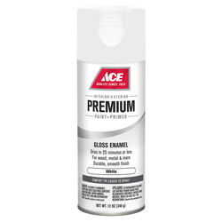 Ace Premium Gloss White Enamel Spray Paint 12 oz