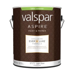 Valspar Aspire Satin Tintable Light Base Paint and Primer Exterior 1 gal