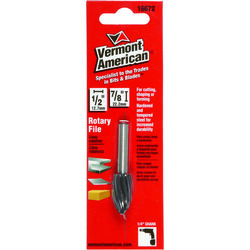 Vermont American 1/2 in. D X 7/8 in. L Rotary File Cylindrical with Round End 1 pc