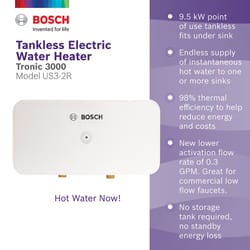 Bosch Tronic 3000 Electric Tankless Water Heater