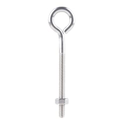 Hampton 1/4 in. S X 4 in. L Stainless Stainless Steel Eyebolt Nut Included