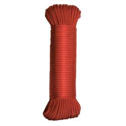 SecureLine 5/32 in. D X 50 ft. L Red Braided Nylon Paracord