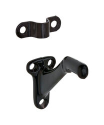 Ives Black Aluminum Handrail Bracket