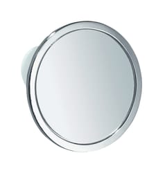 InterDesign Silver Stainless Steel Shower Mirror