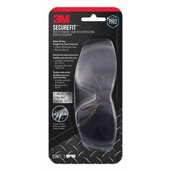 3M SecureFit Anti-Fog Safety Glasses Gray Black 1 pc