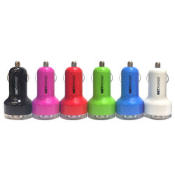 Get Power Dual USB Car Adapter 1 pk