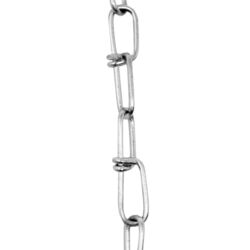 PDQ Silver Steel Dog Tie Out Chain Large