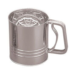 Fox Run Silver Stainless Steel Flour Sifter