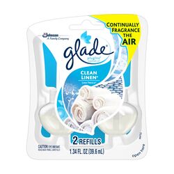 Glade1 Clean Linen Scent Air Freshener Refill 1.34 oz Liquid