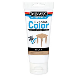 Minwax Express Color Semi-Transparent Pecan Water-Based Acrylic Wiping Stain and Finish 6 oz