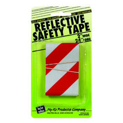 Hy-Ko 24 in. Rectangle Red/Silver Reflective Safety Tape 1 pk
