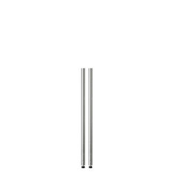 Honey Can Do 36 in. H X 1 in. W X 1 in. D Steel Shelf Pole with Leg Levelers