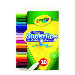 Crayola SuperTips Assorted Fine Tip Markers 20 pk