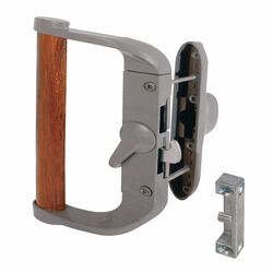 Prime-Line Wood Tone Steel Outdoor Sliding Screen Door Latch/Pull