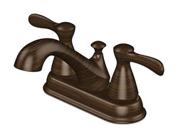 OakBrook Oil Rubbed Bronze Two Handle Lavatory Pop-Up Faucet 4 in.
