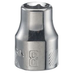 Craftsman 8 mm S X 3/8 in. drive S 6 Point Shallow Shallow Socket 1 pc