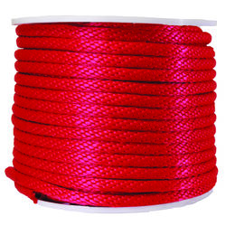 Wellington 5/8 in. D X 200 ft. L Red Solid Braided Poly Derby Rope