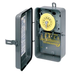 Intermatic Outdoor Mechanical Timer Switch 125 V Gray