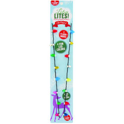 Lotsa Lites Christmas Flashing Holiday Bulb Necklace 1 pk