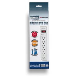 Monster Just Power It Up 540 J 4 ft. L 6 outlets Surge Protector