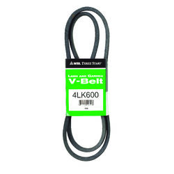 Mitsuboshi Super KB 4LK600 V-Belt 0.5 in. W X 60 in. L For Riding Mowers