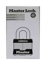Master Lock 1 in. H X 11/16 in. W X 1-1/8 in. L Laminated Steel 4-Pin Cylinder Padlock 1 pk Ke