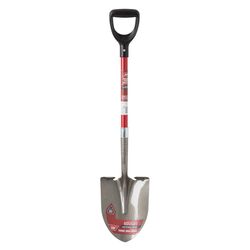 Ace Steel blade Fiberglass Handle 9 in. W X 39 in. L Digging Round Point Shovel