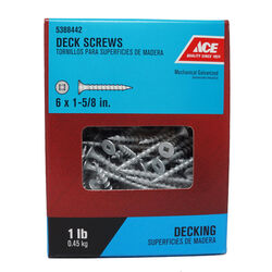 Ace No. 6 S X 1-5/8 in. L Square Trim Head Deck Screws 1 lb 230 pk