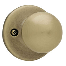Kwikset Polo Antique Brass Steel Dummy Knob 3 Grade Right or Left Handed