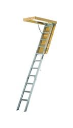 Louisville 10.3 ft. H X 22.5 in. W Aluminum Attic Ladder Type IAA 375 lb. cap.