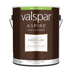 Valspar Aspire Satin Tintable Medium Base Paint and Primer Exterior 1 gal