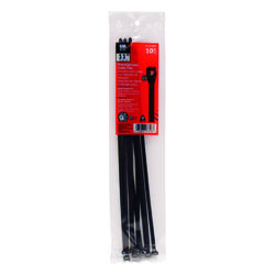 Gardner Bender 11 in. L Black Cable Tie 10 pk