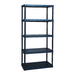 Maxit 72 in. H X 36 in. W X 18 in. D Resin Shelving Unit