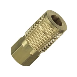 Tru-Flate Brass Quick Change Coupler 1/4 FPT 1 1 pc
