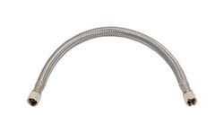Ace 1/4 Compression T X 1/4 in. D Compression 12 in. Braided Stainless Steel Supply Line