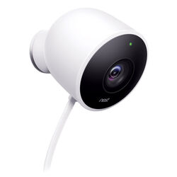 Google Nest Plug-in Outdoor White Wi-Fi Security Camera